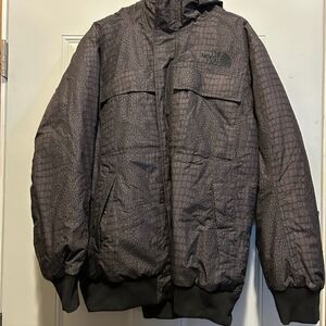 NWOT The North Face RARE Croc Gator Pattern Hood Gaitor Goose Down Parka Size XL